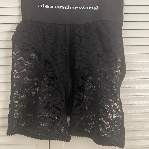 alexander wang lace bike shorts